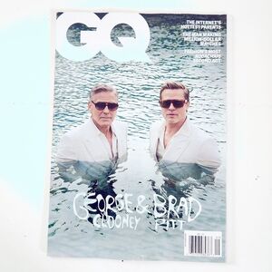 🍭7/$15 GQ Magazine September 2024 George Clooney & Brad Pitt
